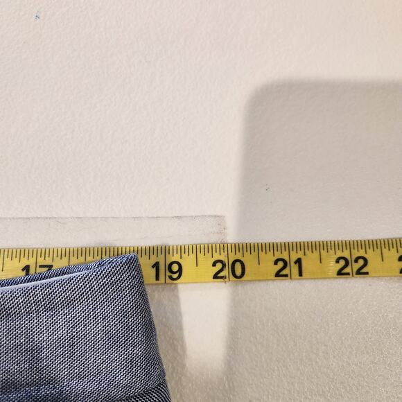 Talbots Womens Blue Tailored Sharkskin Blazer Bootcut Pants Suit Size 12/14 - Picture 12 of 16